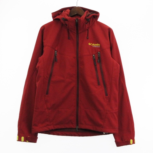 【中古】コロンビア Columbia Toweto Softshell Jacket ツイート ソフトシェル ジャケット PM2574 赤 レッド M