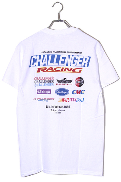 【中古】XL 未使用品 23AW チャレンジャー CMC RACING LOGO TEE ロゴ 半袖Tシャツ WHITE ホワイト /■In2 メンズ