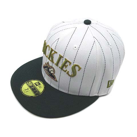 【中古】ニューエラ NEW ERA クーパーズタウン 1998 オールスターゲーム コロラド ロッキーズ ピンストライプ キャップ 帽子 59.6cm 美品