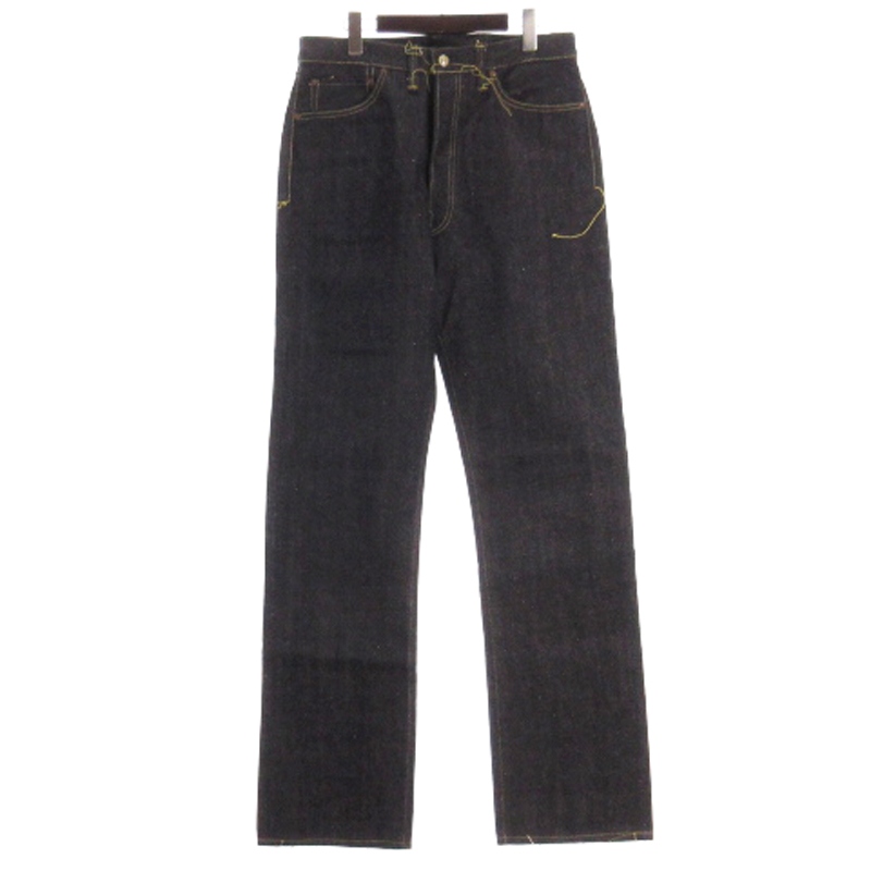 【中古】未使用品 シュガーケーン タグ付き 13oz. WW?U DENIM WAIST OVERALLS デニム パンツ ジーンズ SC41946US W33