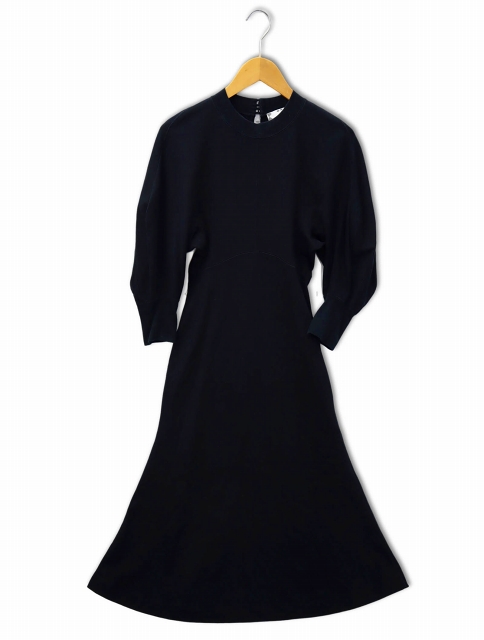 【中古】マメクロゴウチ Mame Kurogouchi Classic Cotton Dress クラシック コットン ドレス ワンピース 1 BLACK