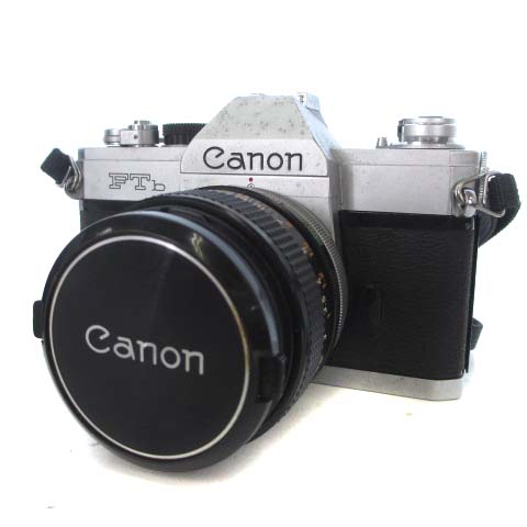 【中古】キャノン FTb 35mm フォーカル プレーン シャッター式 一眼レフ カメラ TAMRON ズームレンズ セット 現状品