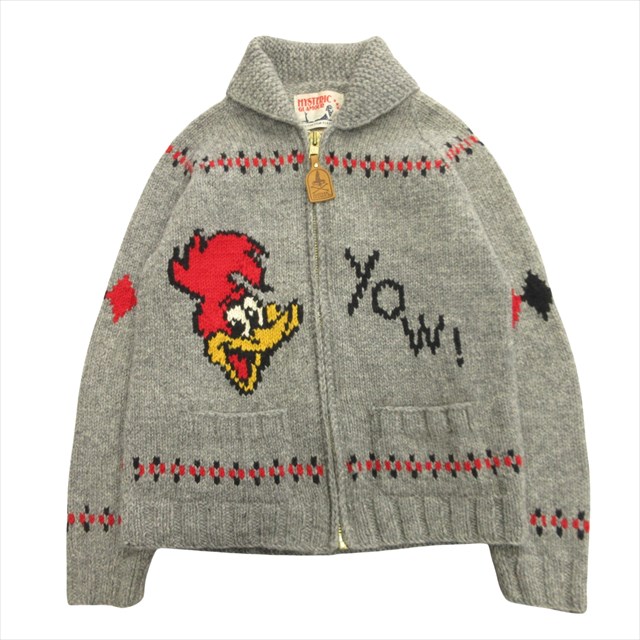 【中古】ヒステリックグラマー × ウッディーウッドペッカー HYSTERIC GLAMOUR カウチン ニット セーター