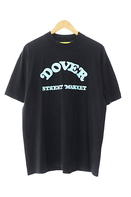 【中古】VERDY ヴェルディ × DOVER STREET MARKET T-SHIRT ドーバー ストリート マーケット 半袖 Tシャツ S黒 240501