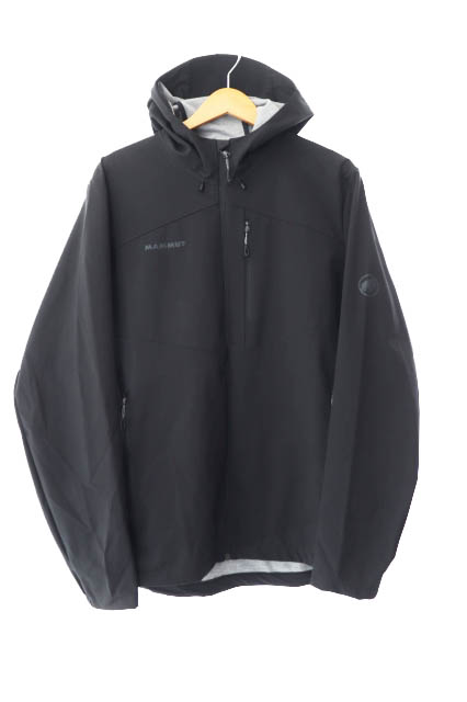 【中古】マムート MAMMUT Corporate SO Hooded Jacket コーポレート ソフト フーデッド ジャケット 1013-02070 XL 黒