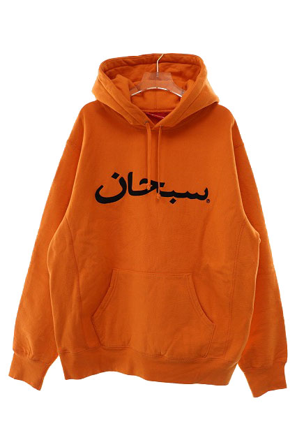 【中古】シュプリーム SUPREME 21AW Arabic Logo Hooded Sweatshirt パーカー L【ブランド古着ベクトル】240126☆AA & starf; メンズ