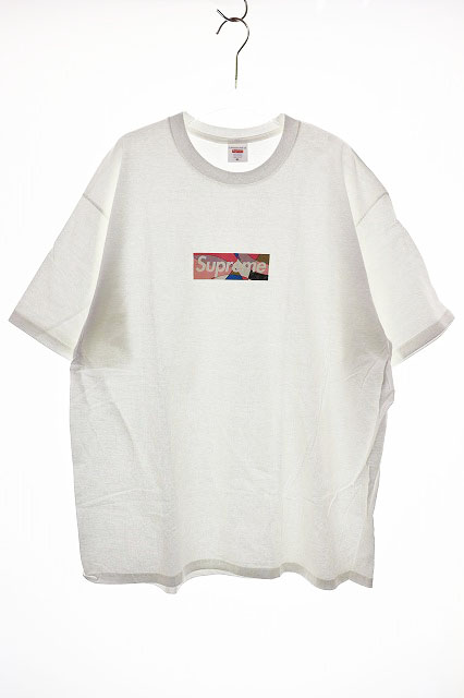 【中古】シュプリーム SUPREME 21SS EMILIO PUCCI BOX LOGO TEE WHITE XL エミリオ プッチ ボックス ☆AA & starf;250131