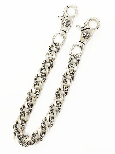 【中古】クロムハーツ CHROME HEARTS 2CLIP FANCY CHAIN SHORT ファンシー ウォレット チェーン ☆AA & starf;▲■ 250310