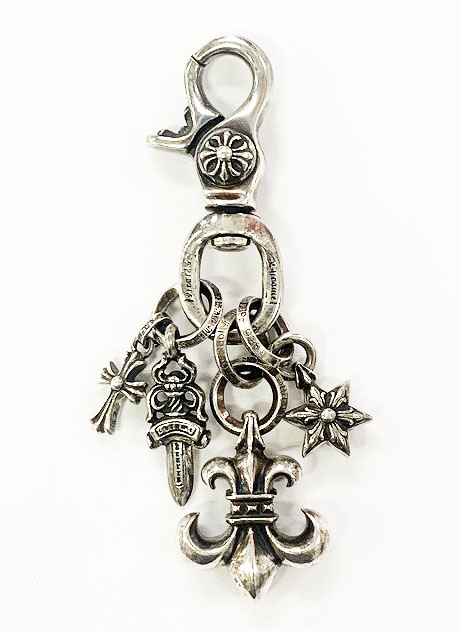 【中古】クロムハーツ CHROME HEARTS クリップ キーリング ベビーファット ダガー スター BSフレア ☆AA & starf;▲■ 250310