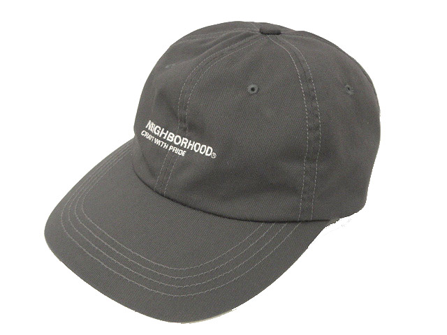 【中古】ネイバーフッド NEIGHBORHOOD DAD EC CAP 212YGNH-HT02 キャップ 帽子 グレー FITS ALL ヘッドウェア