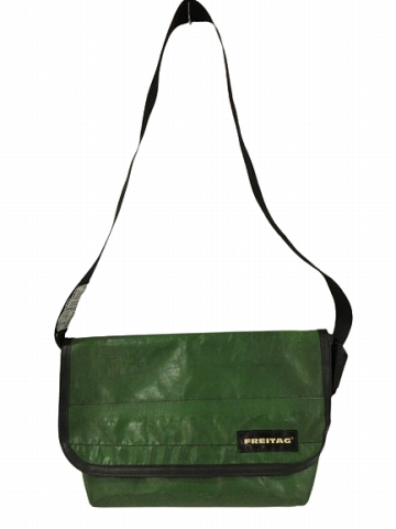 【中古】フライターグ FREITAG 初期 ショルダーバッグ メッセンジャーバッグ グリーン メンズ