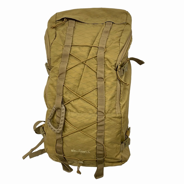 【中古】ワイルドシングス WILDTHINGS × HOBO X-PAC Nylon Backpack 25L バックパック リュック BG255 コヨーテ 茶系