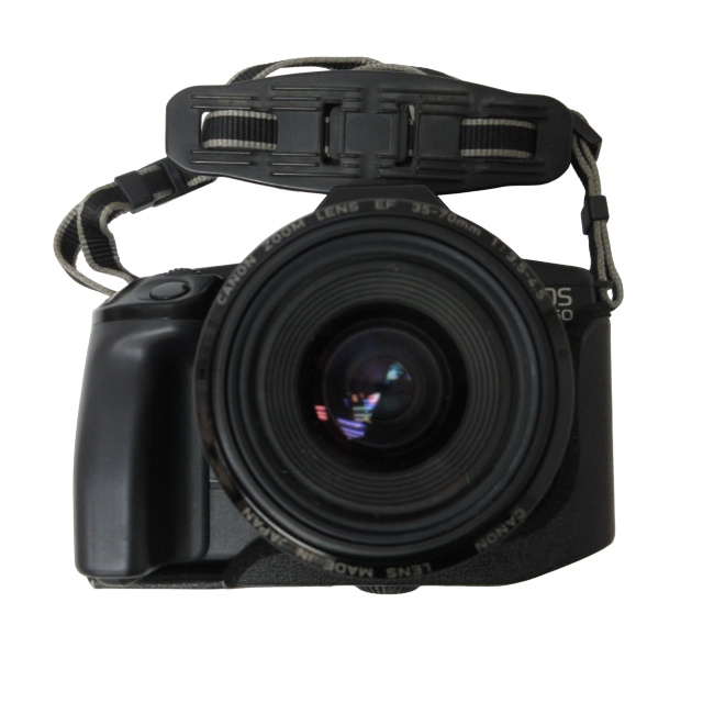 【中古】CANON EOS650 カメラ ストロボ付き レザーカバー ジャンク品 1214 ■GY11 その他