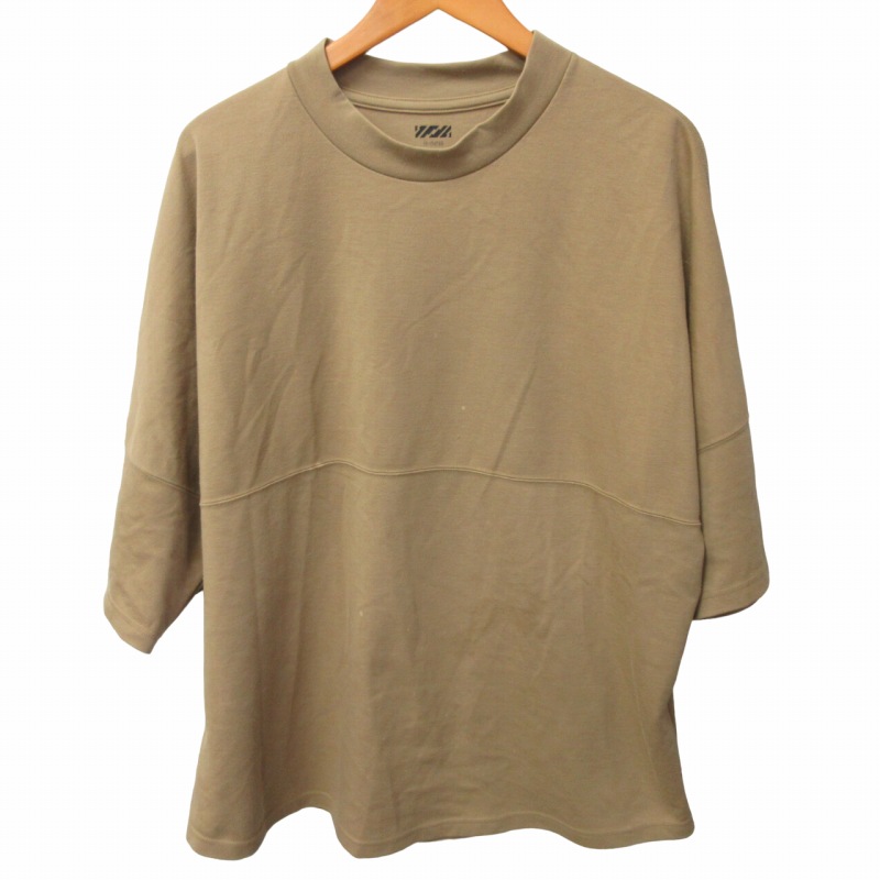 【中古】イズネス is-ness Tシャツ カットソー 半袖 茶 ブラウン Mサイズ 0406 メンズ