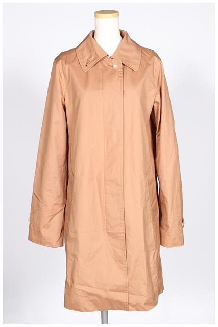 【中古】トラディショナルウェザーウェア Traditional Weatherwear コート ステンカラー 比翼 コットン 34 茶 ブラウン