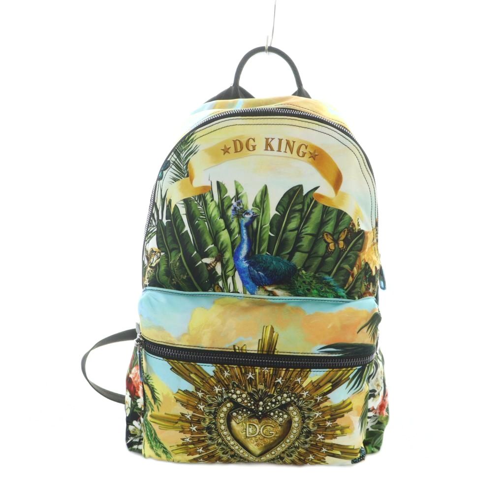 【中古】未使用品 ドルチェ & ガッバーナ ドルガバ DOLCE & GABBANA リュックサック バックパック ショルダー