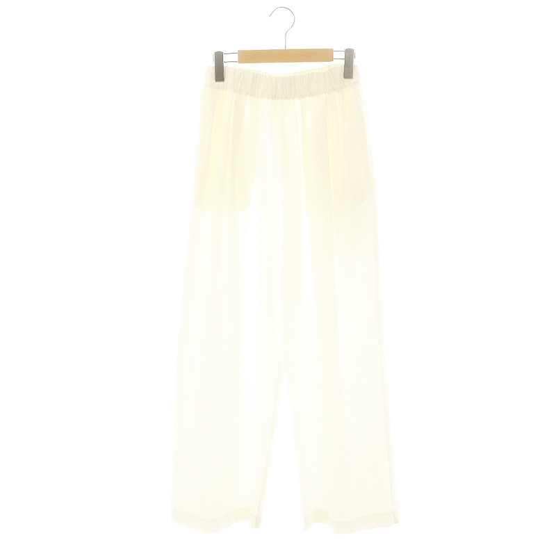 【中古】ベイジ BEIGE YANN ワイドパンツ イージー 2 オフホワイト /NR ■OS レディース