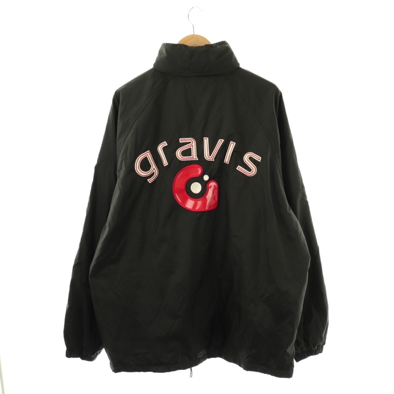 【中古】グラビス GRAVIS ナイロンジャケット ブルゾン XL 黒 /MI ■OS ■AX メンズ