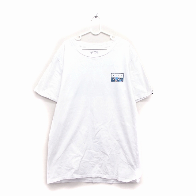 【中古】ビラボン BILLABONG 子供服 キッズ カットソー Tシャツ 半袖 コットン ロゴ 160 ホワイト 白 /KT41 キッズ