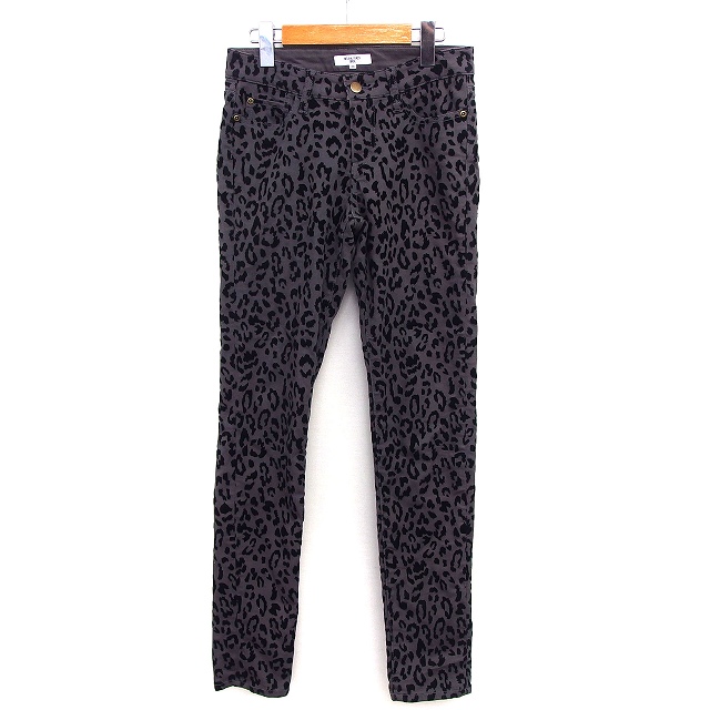 【中古】N.Natural Beauty Basic N.ナチュラルビューティーベーシック テーパード パンツ スキニー ヒョウ柄