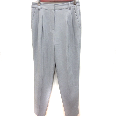 【中古】ナチュラルビューティーベーシック NATURAL BEAUTY BASIC パンツ スラックス XS グレー /RT レディース