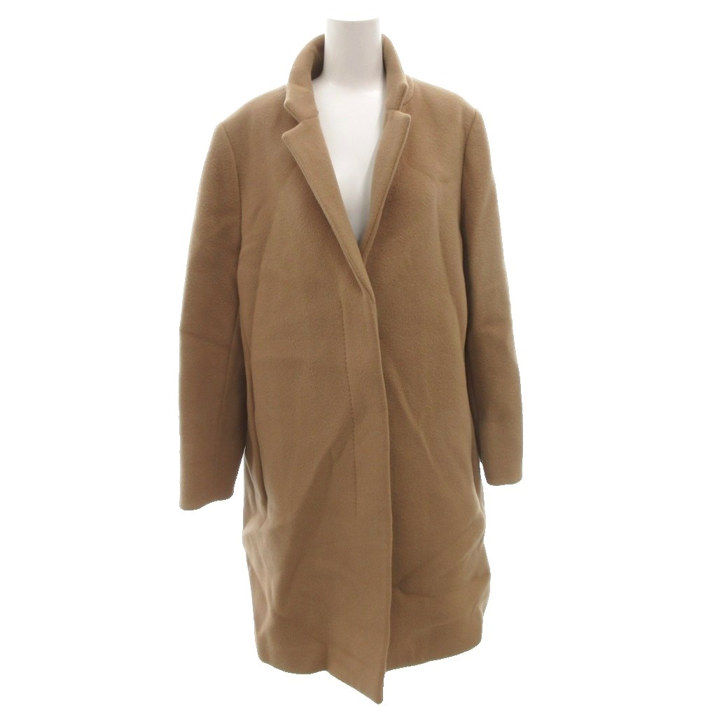 【中古】ピエールカルダン Pierre Cardin チェスターコート 46 ベージュ ロング /FF ■GY60 レディース