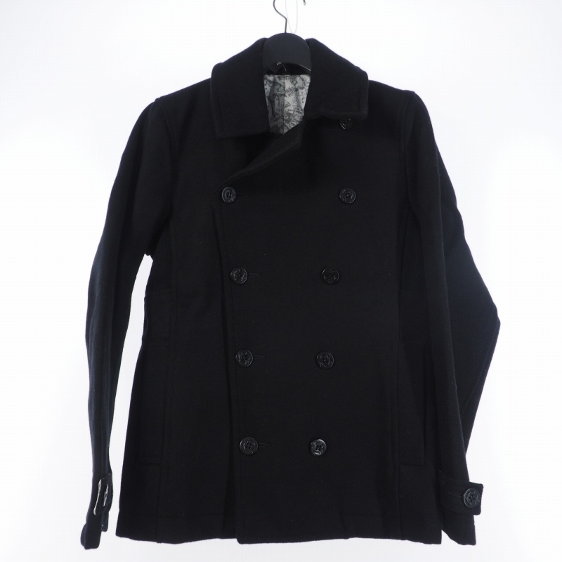 【中古】グラム glamb Lion P Coat コート ジャケット ブルゾン ウール 2 黒 ブラック GB13SP-JKT02 メンズ