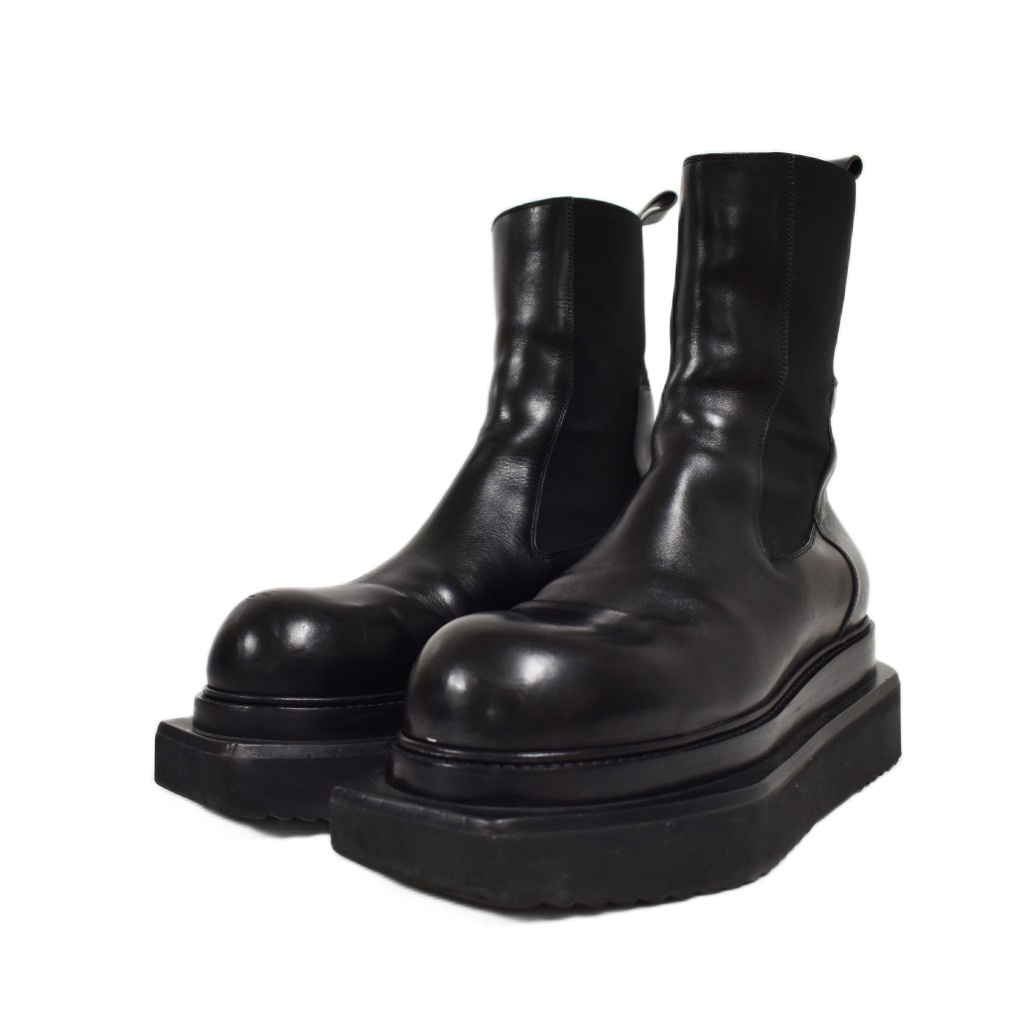 【中古】リックオウエンス Rick Owens BEATLE TURBO CYCLOPS ビートル ターボ サイクロプス ブーツ 44 黒 RU01B1877
