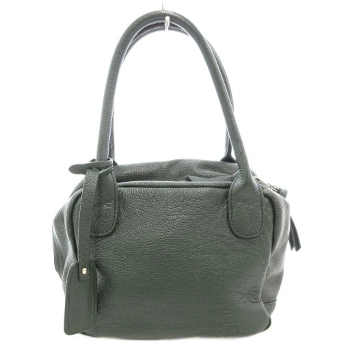 【中古】ロメオジリ ROMEO GIGLI ハンドバッグ レザー 緑 グリーン /AE ■GY99 レディース